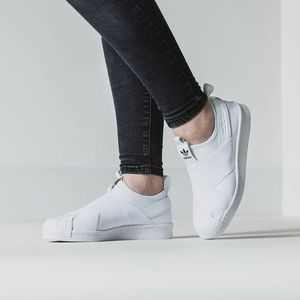 Adidas Women Superstar Slip On - White Sz 5.5